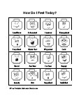 lego feelings chart